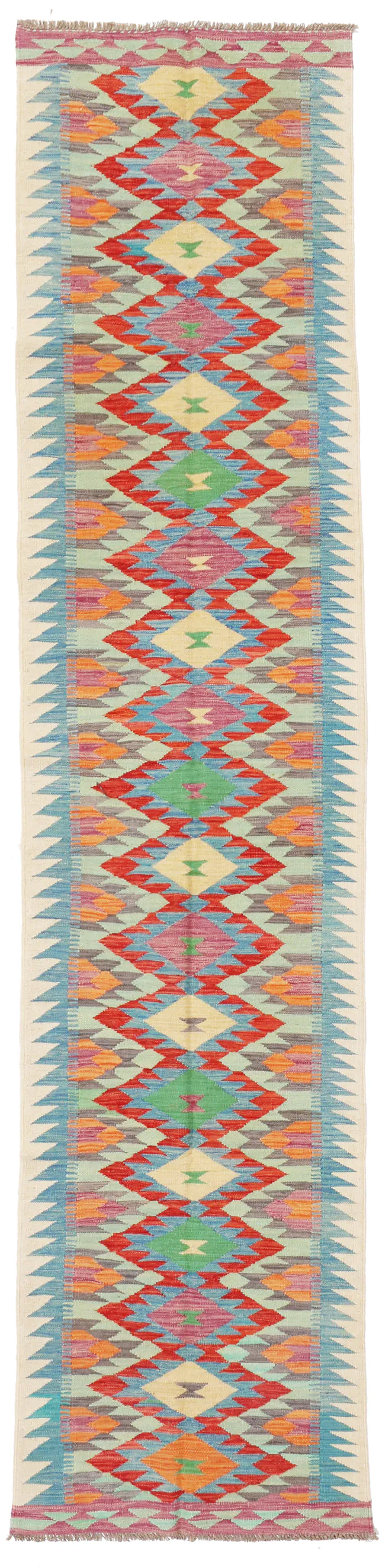 Shirvan Kilim Runner, 390 × 82 cm