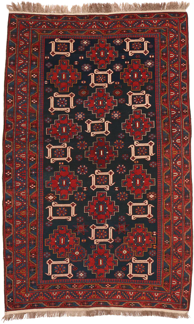 Caucasian / Shirvan Antique Rug – circa 1910, 248 × 155 cm
