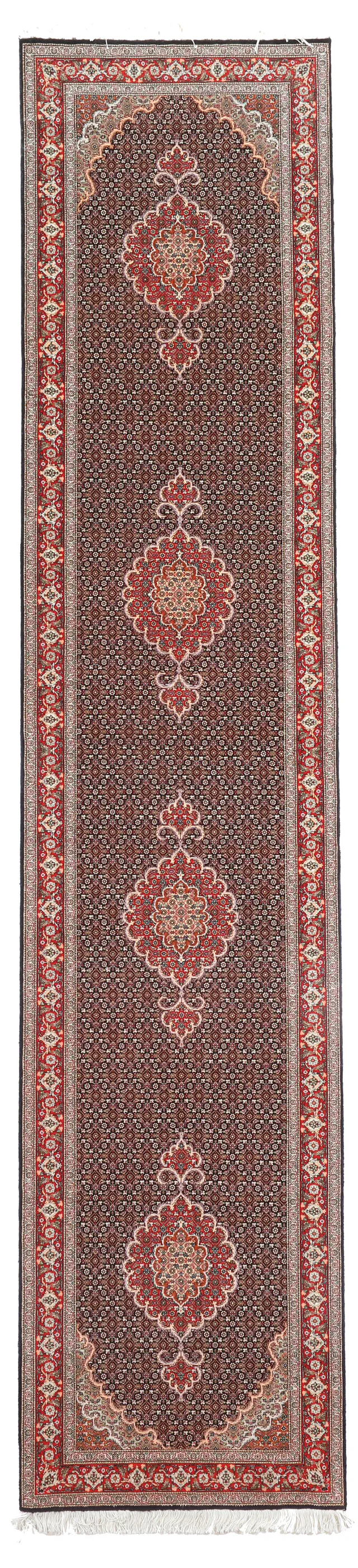 Persian Tabriz Runner, 395 × 80 cm