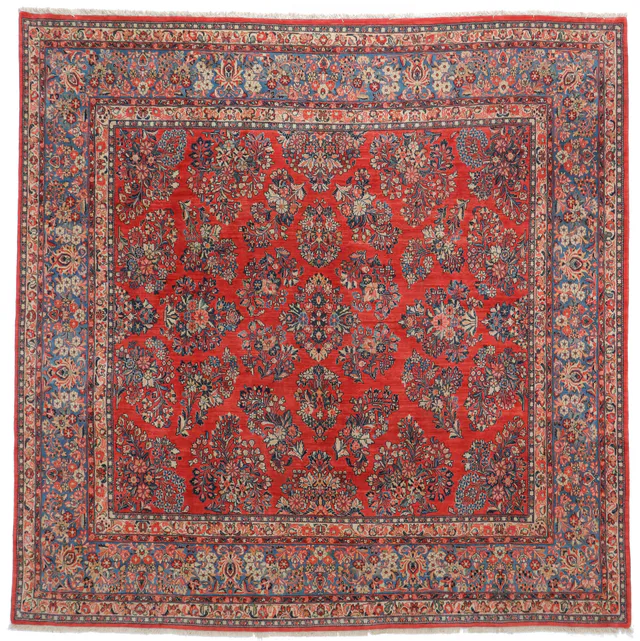 Persian Sarouk / Saruk Rug in, 365 × 363 cm