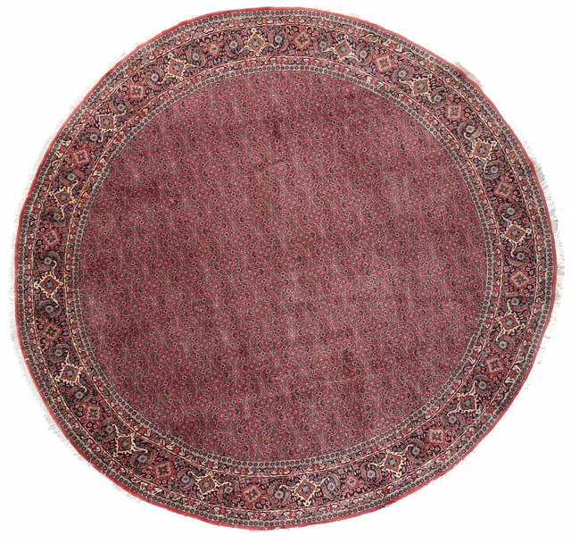 Fine Bidjar/Bijar Circular Rug – 10'4 x 10, 318 × 306 cm