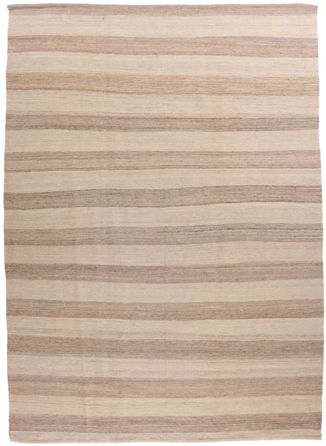 Kashgai/Qashgai kilim in stripe, 293 × 205 cm