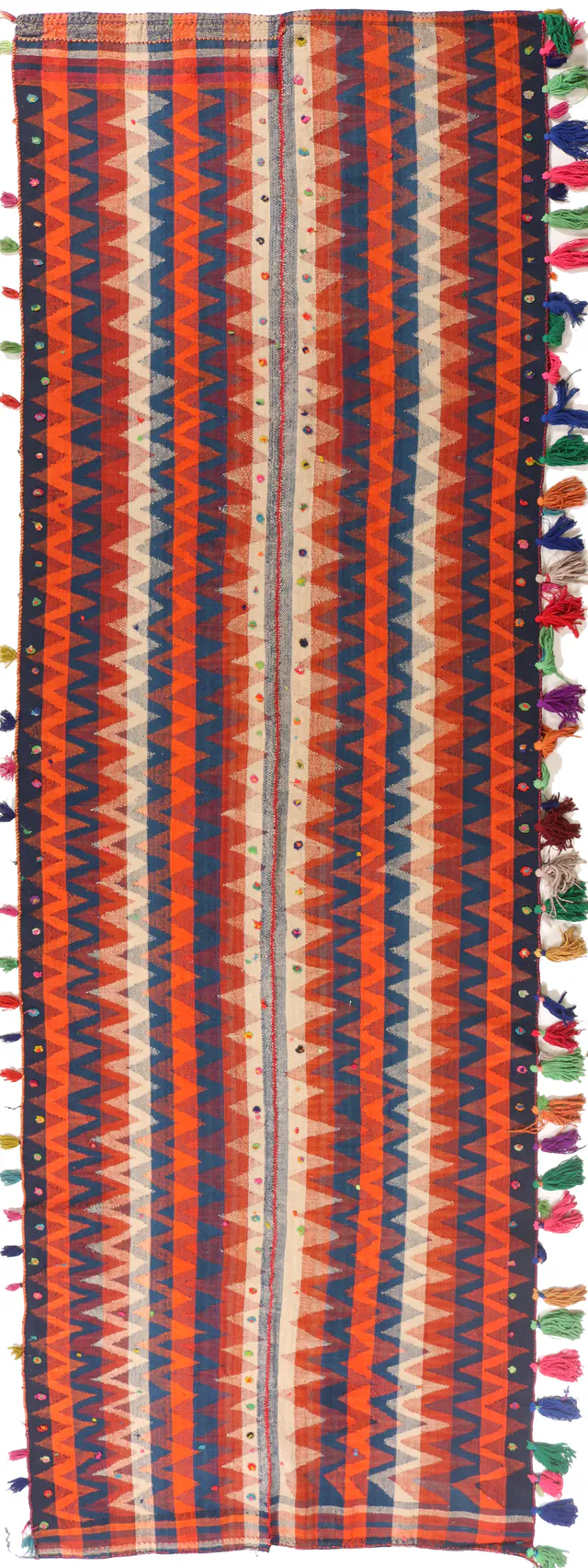 Kashgai Qashgai Jajim Kilim, 398 × 125 cm
