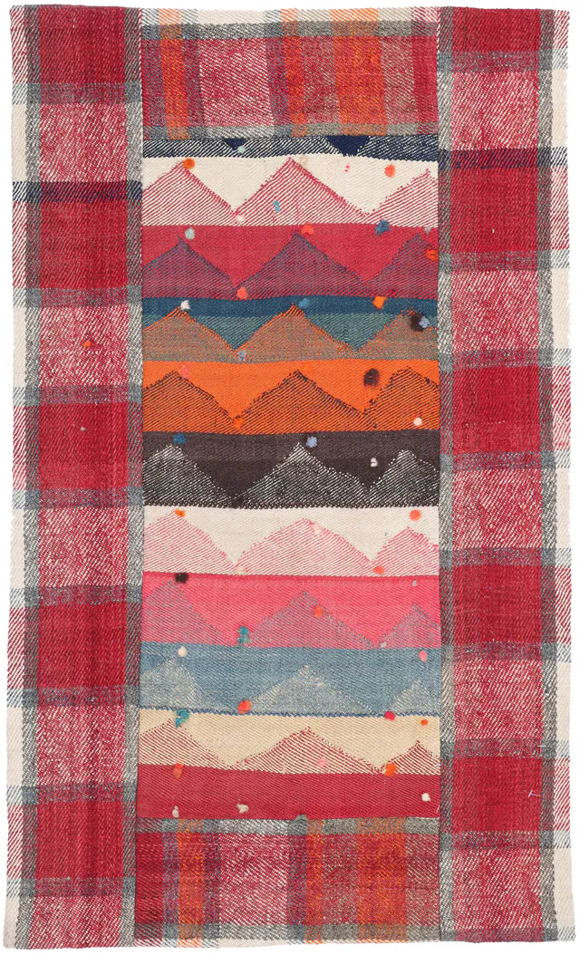 Persian Cheltekeh rug, 106 × 65 cm