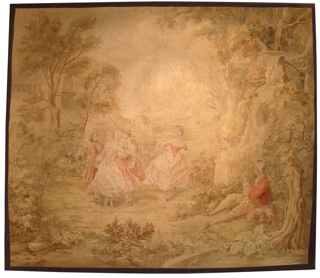Antique French Tapestry circa 1750, 220 × 210 cm