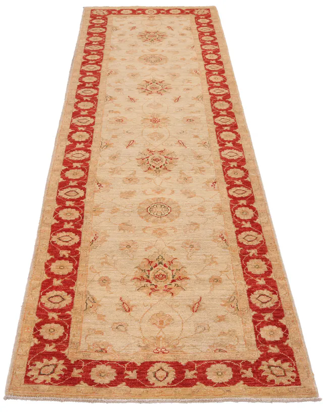 Garous / Ziegler Design Runner – Beige, 296 × 82 cm
