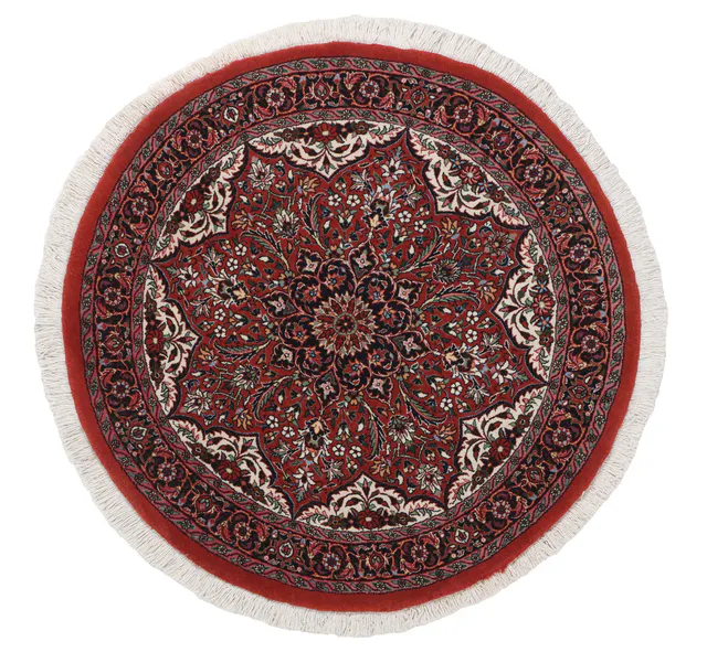 Circular Bidjar rug, 110 × 110 cm
