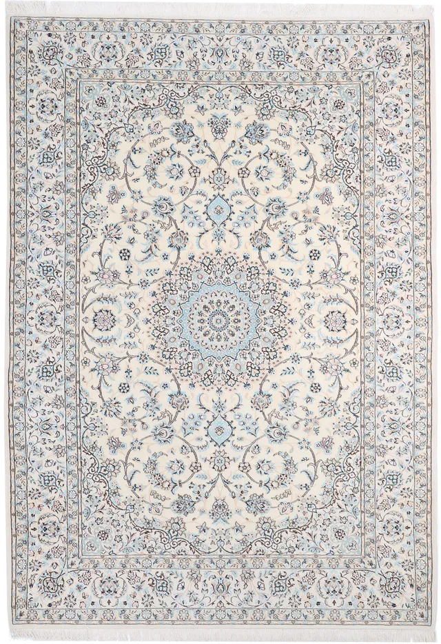 Nain 9La Rug with silk highlights in, 300 × 212 cm