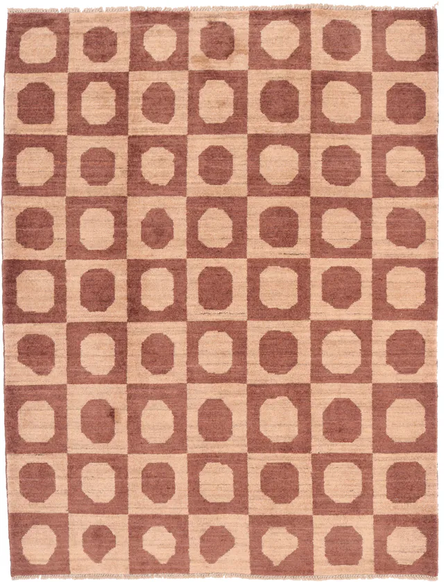 Modern Gabbeh Shekarlou Geometric Rug, 228 × 177 cm