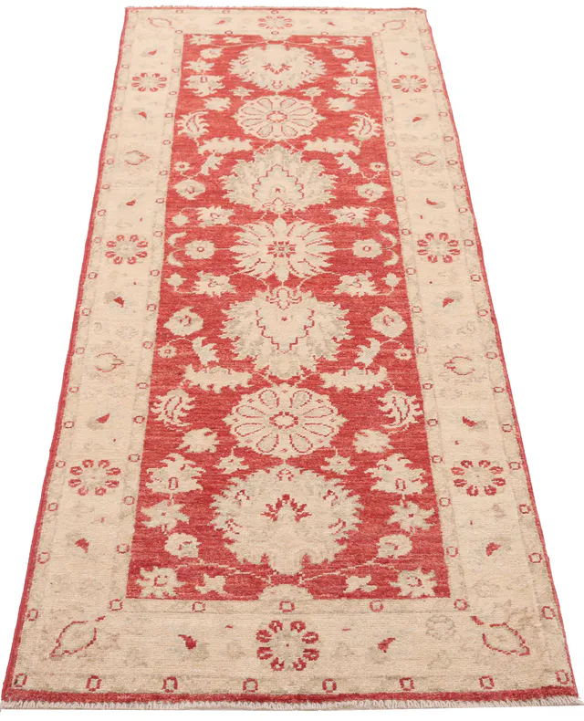 Garous / Ziegler Design Runner – Red, 204 × 70 cm