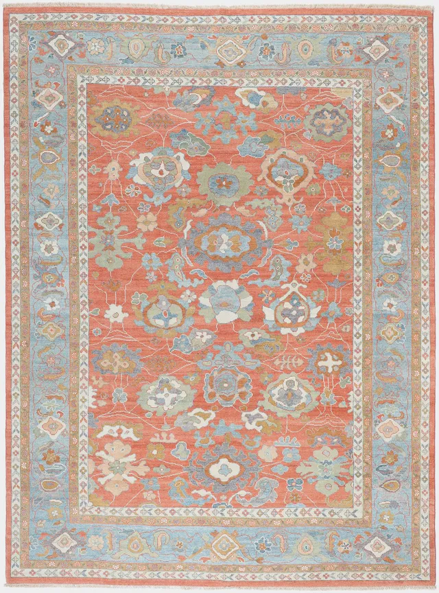 Oriental Sultanabad Rug, 350 × 258 cm
