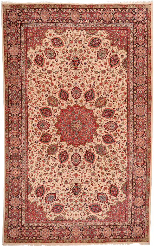 Persian Saruk / Sarouk Rug, 491 × 303 cm