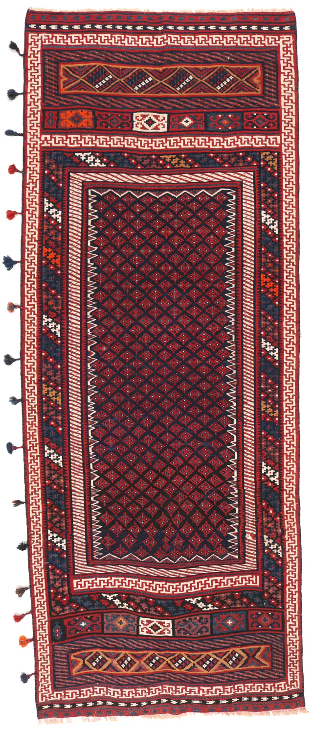 Bakhtiar Kilim Runner, 358 × 140 cm
