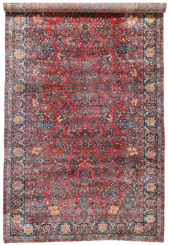 Persian Sarouk Rug – circa 1920, 593 × 305 cm