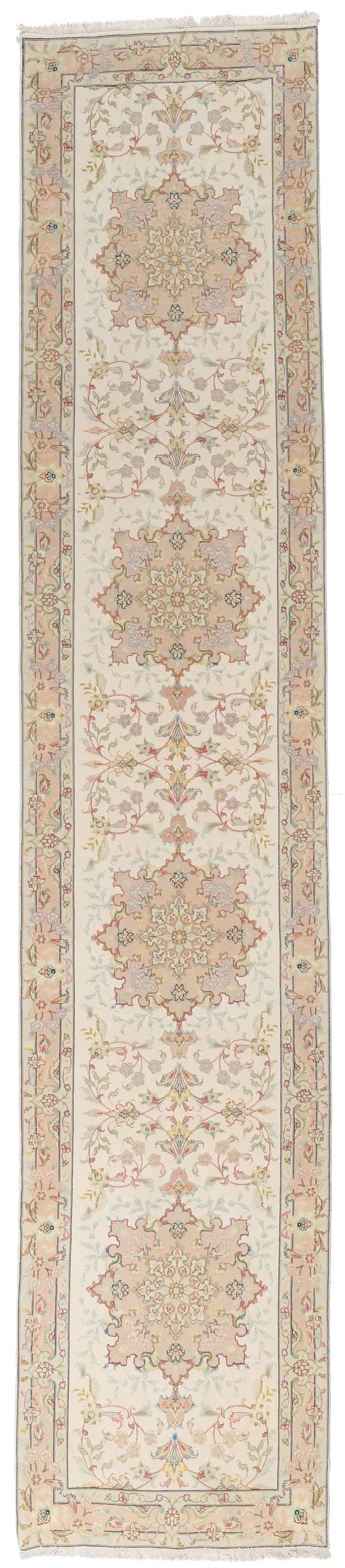 Persian Tabriz Floral design runner, 430 × 86 cm