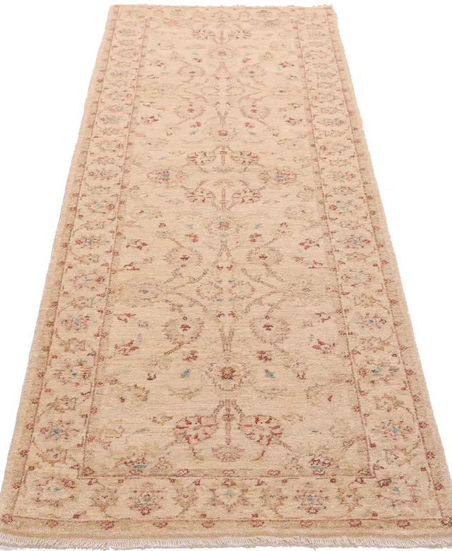 Garous / Ziegler Design Runner – Beige, 244 × 81 cm