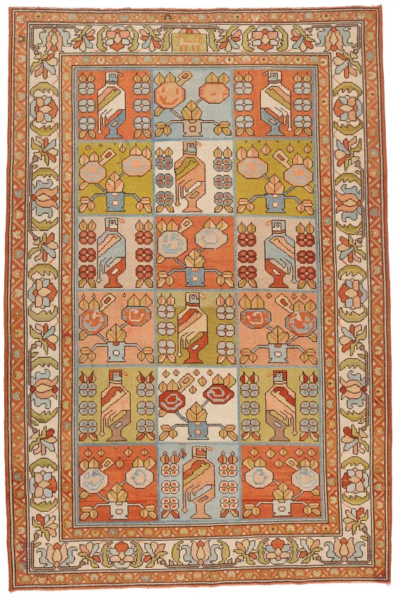 Persian Bakhtiar rug, 223 × 155 cm