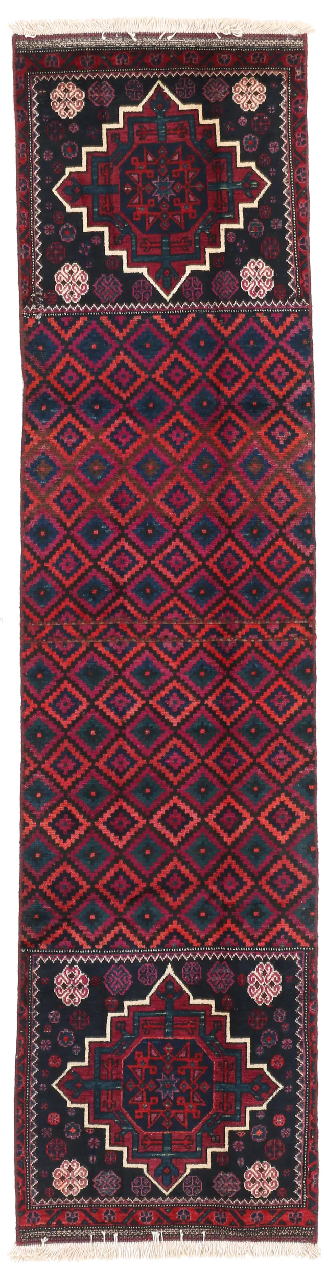Persian Poshtkohi Runner, 258 × 63 cm