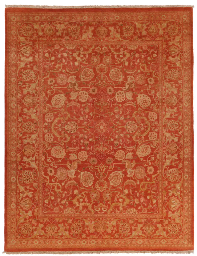 Mohtasham Design – Orange 10 x 7'9, 307 × 242 cm