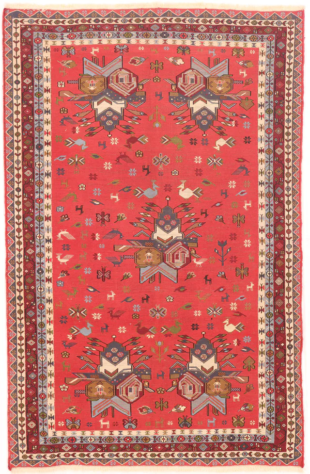 Sumak Weave, 192 × 123 cm