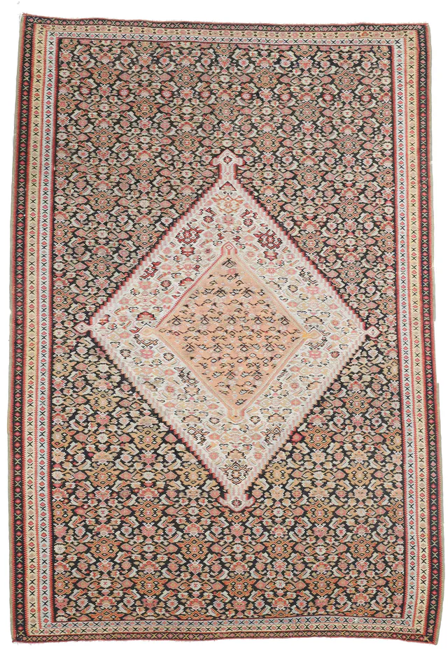 Persian Senneh Kilim, 197 × 134 cm