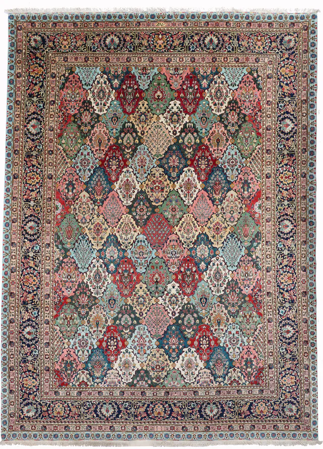 Antique Tabriz Petag Design Rug, 424 × 308 cm