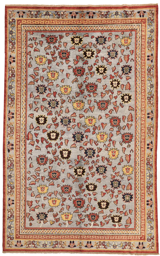 Khotan Samarkand Design Part Silk, 303 × 192 cm