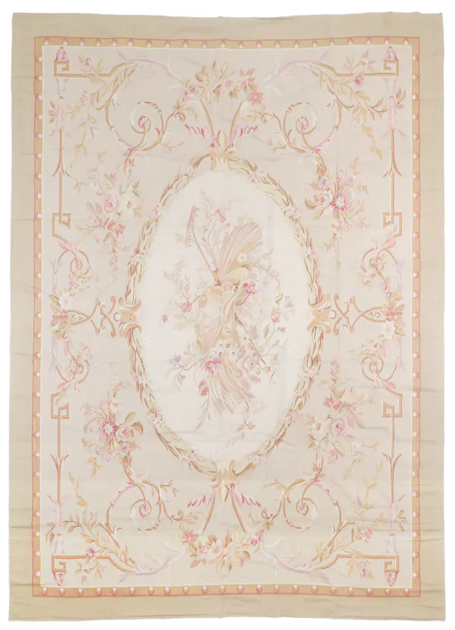 Aubusson Design Rug in, 350 × 256 cm