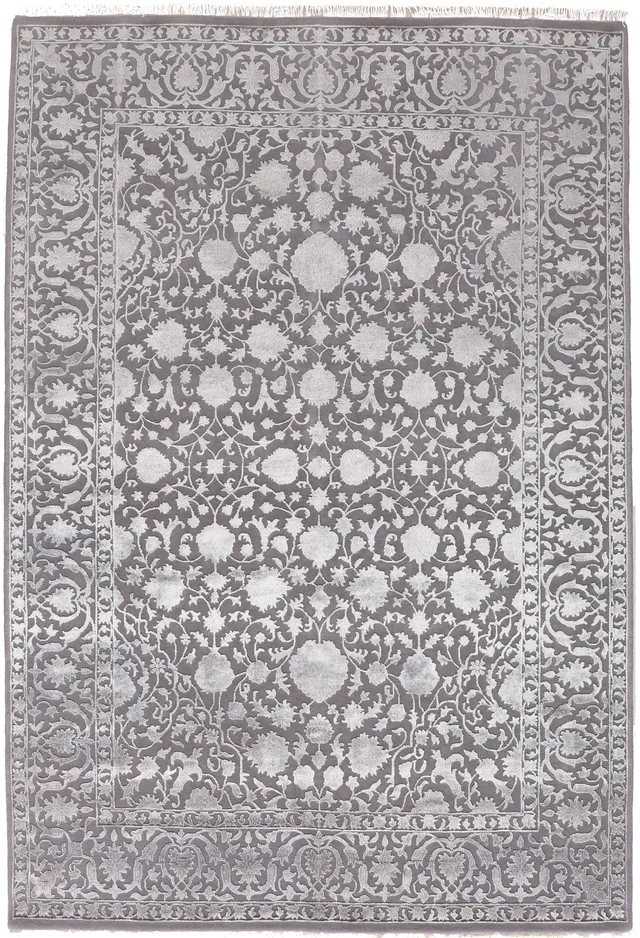 Keshan / Kashan Design Contemporary Indian Rug, 247 × 169 cm