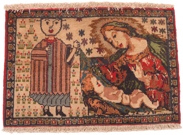Sirjan Afshar Mary and Baby Jessus, 76 × 51 cm