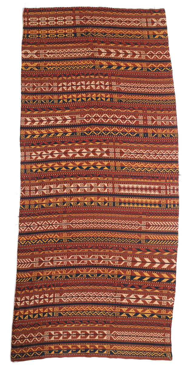 Uzbek Kilim Runner, 306 × 143 cm