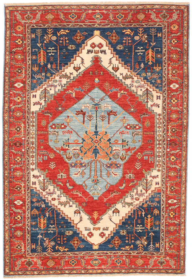 Shirvan Design Rug, 241 × 165 cm