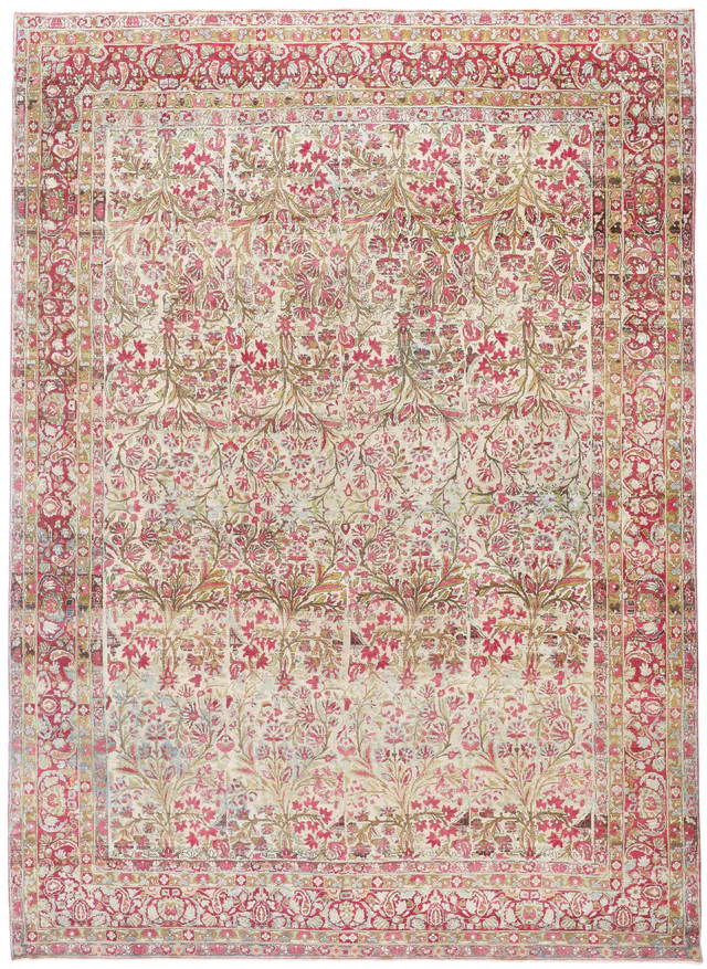 Persian Yazd Vintage/Overdyed, 395 × 295 cm