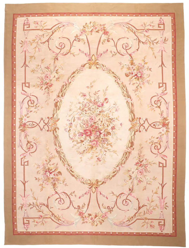 Aubusson Design Rug – 13'45 X 10'00, 410 × 305 cm