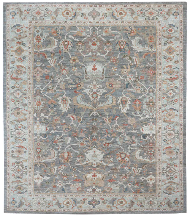 Extra Large Persian Sultanabad Rug, 450 × 376 cm