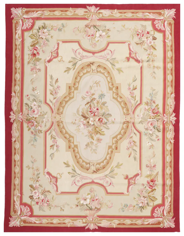 Aubusson Rug in, 242 × 180 cm