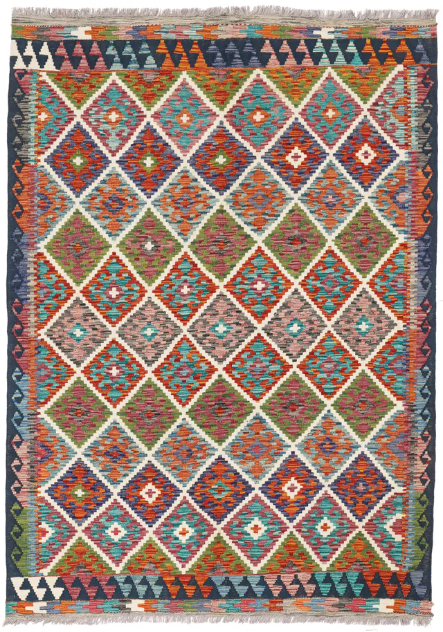 Premium Shirvan kilim rug, 240 × 171 cm