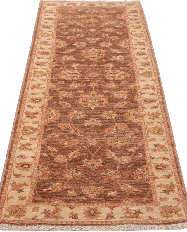 Garous / Ziegler Design Runner – Brown, 225 × 74 cm