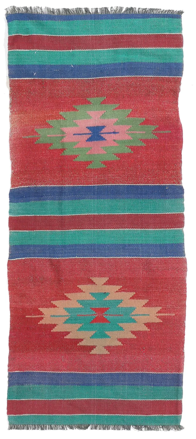 Albanian Kilim Runner, 120 × 50 cm