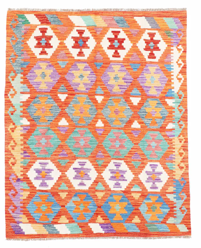 Shirvan Design Kilim, 193 × 152 cm