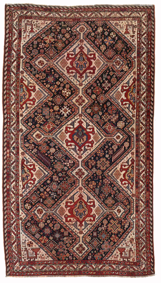 Kashgai Qashgai Rug circa 1900, 254 × 142 cm
