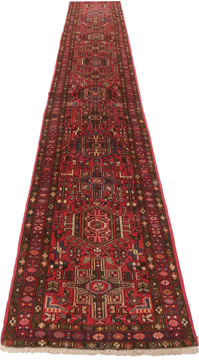 Karadja Runner – Red, 527 × 80 cm