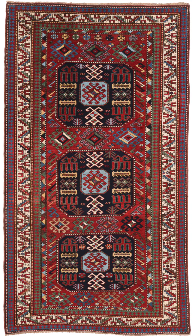 Caucasian / Kazak Antique Rug, 261 × 138 cm