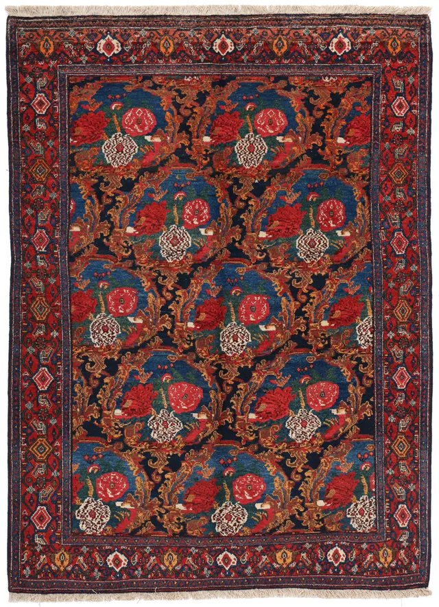 Persian Senneh Rug in, 195 × 142 cm