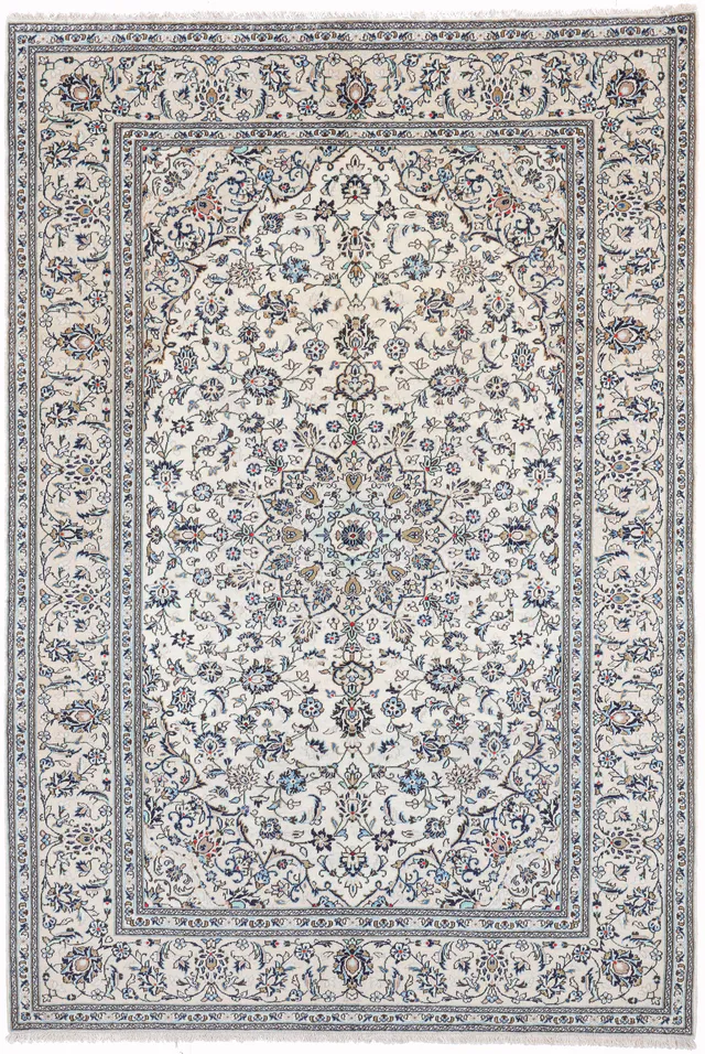 Keshan / Kashan Design Rug – 10 x 6'6, 305 × 203 cm