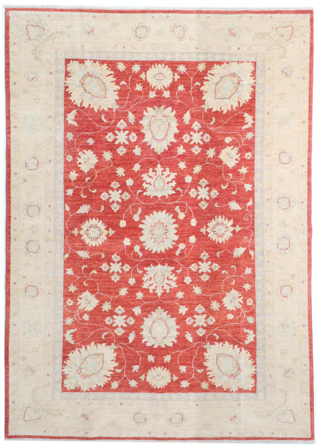 Garous / Ziegler Design Rug in red, 240 × 168 cm
