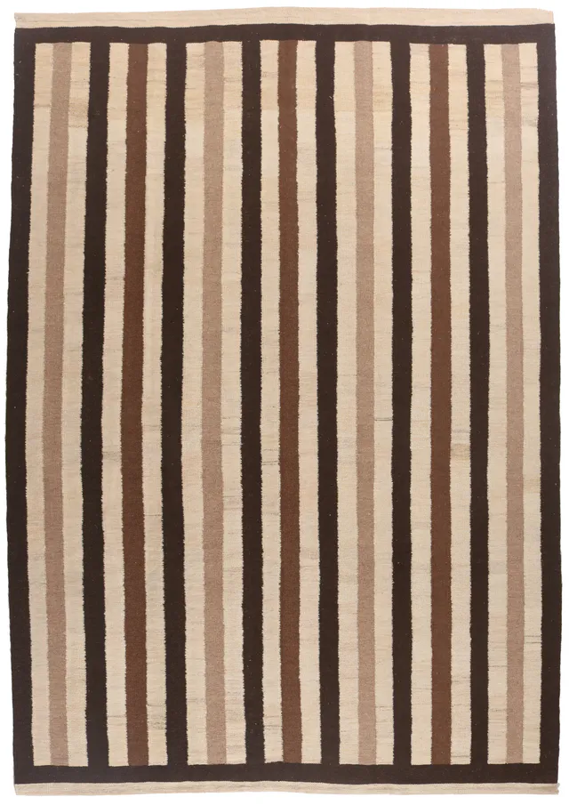 Qashgai/ Kashgai kilim in stripe, 282 × 195 cm