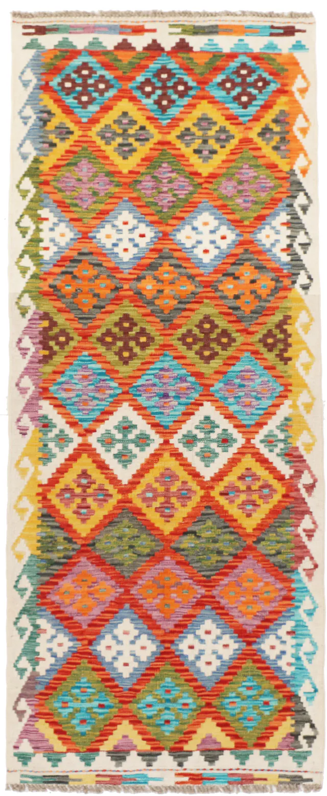 Shirvan Design Kilim Runner, 205 × 84 cm