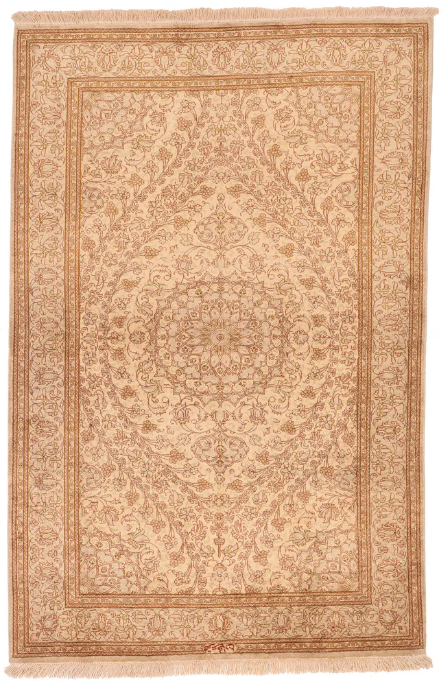 Persian Fine Qum signed Erfan, 150 × 98 cm