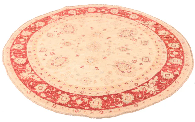 Circular Garous Ziegler design rug, 138 × 137 cm